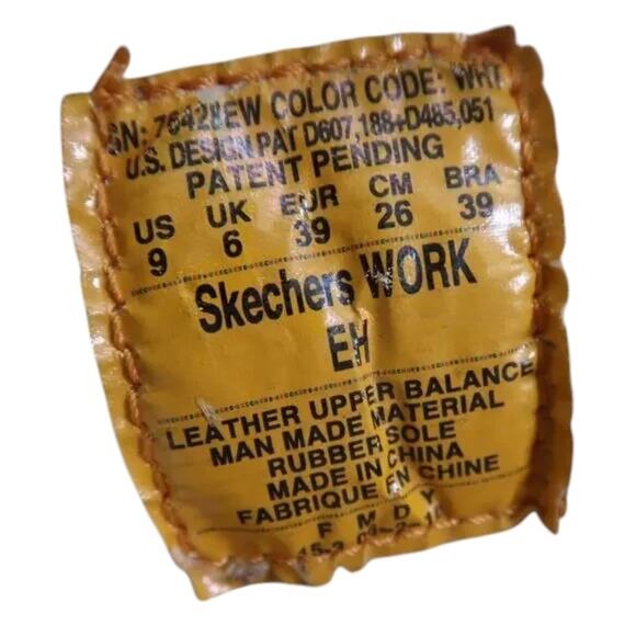 Skechers Shoes Womens 9 Shape Up Sneaker Work Slip Resistant Leather White Retro - Picture 5 of 15